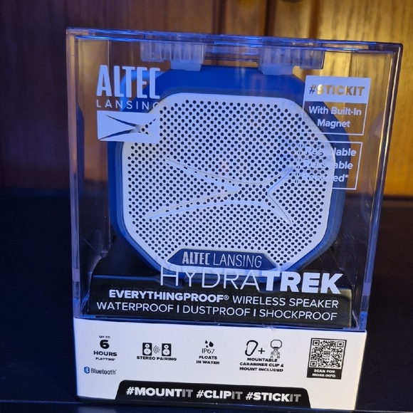 Altec Other - Altec Lansing HydraTrek Blue Portable Speaker